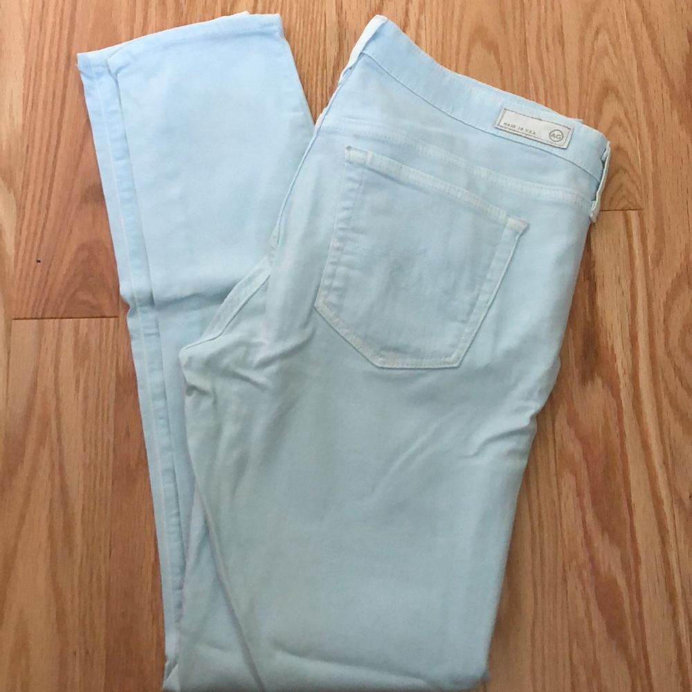 AG skinny jeans in light blue